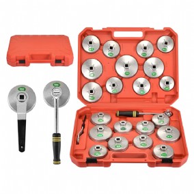 23PCS Oil Filter Removal Cap Wrench Socket Tool SetLS-88-1